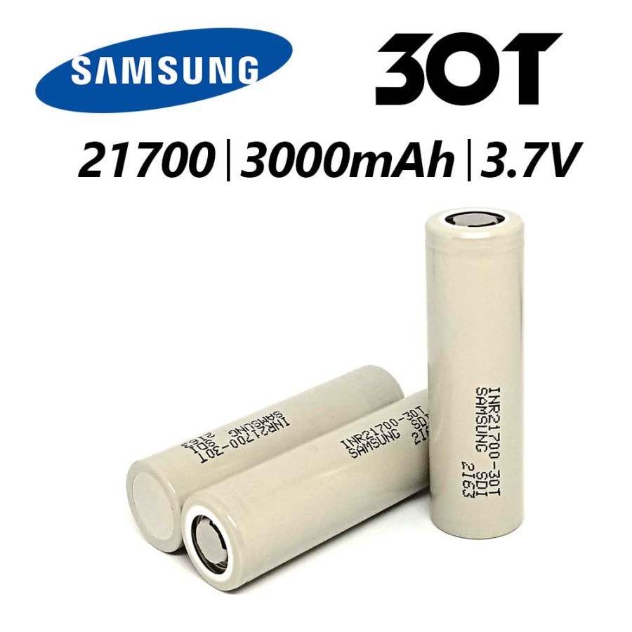 BATTERY SAMSUNG 30T 21700 3000MAH 3.7V BATERAI AUTHENTIC
