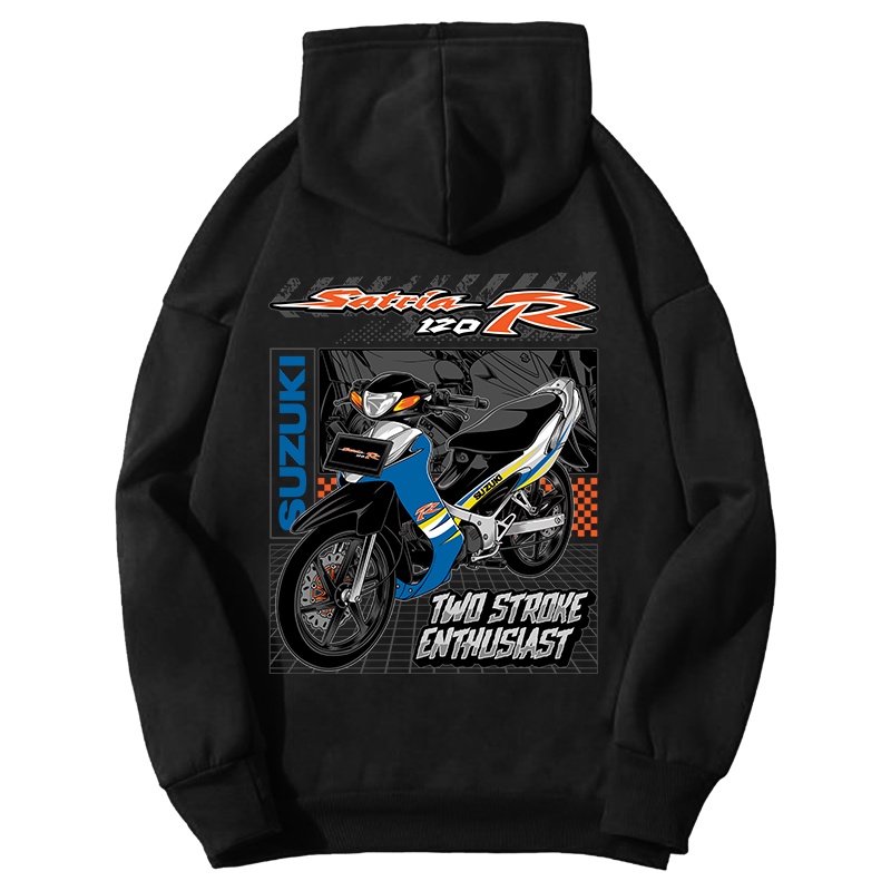 HOODIE FLEECE SUNMORI MOTOR SATRIA HIU BANGKAOS