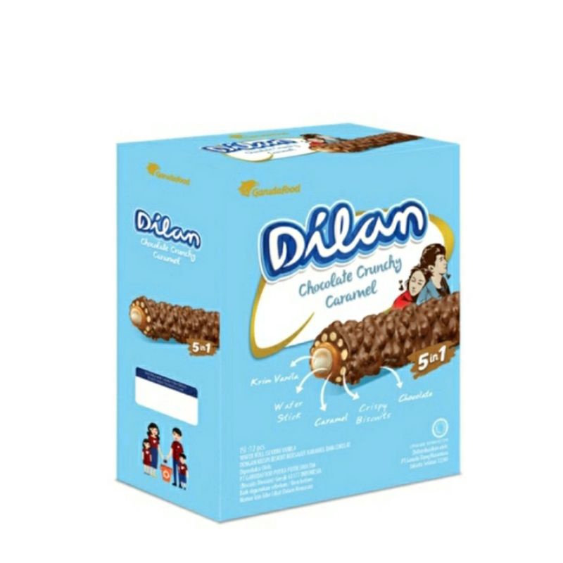 

Dilan Chocolate Crunchy Caramel 12 pcs @23 g