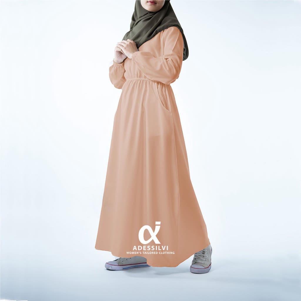 Alma Dress | Size S M L XL XXL | Gamis Terbaru Gamis Jumbo Matt Syakila HQ