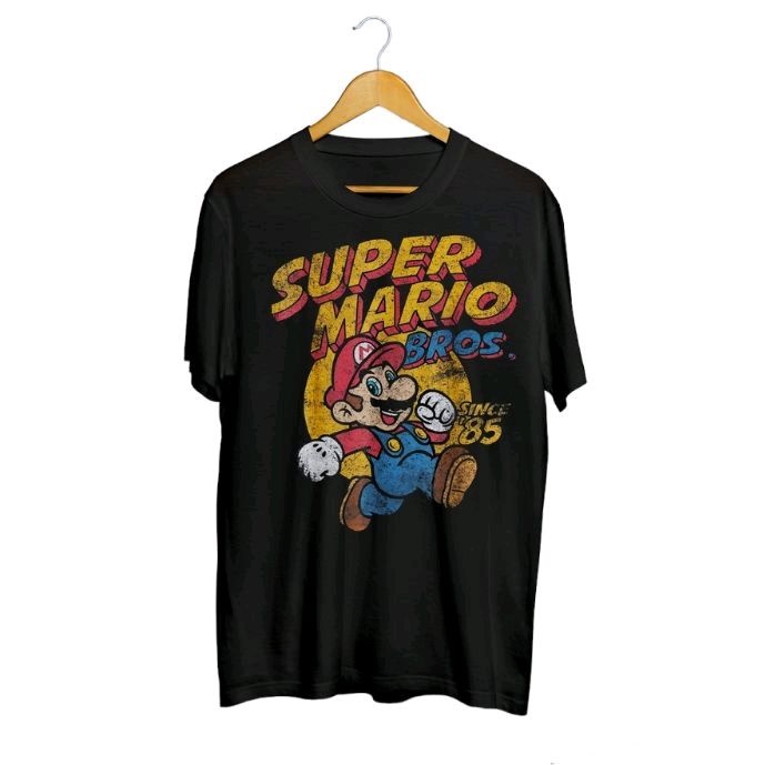 kaos pria/SUPER MARIO 85/kaos game