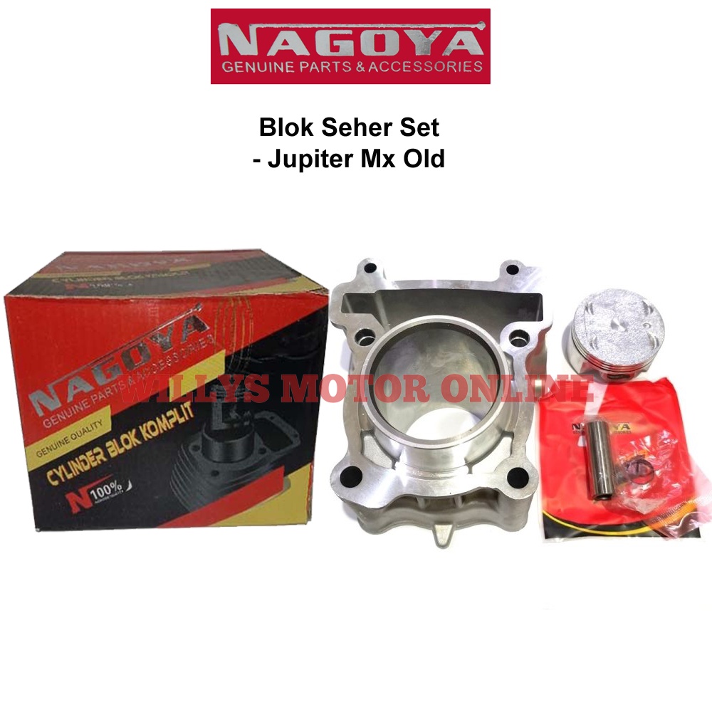 Blok Seher Jupiter Mx Lama SET Piston NAGOYA / Boring Jupiter mx old