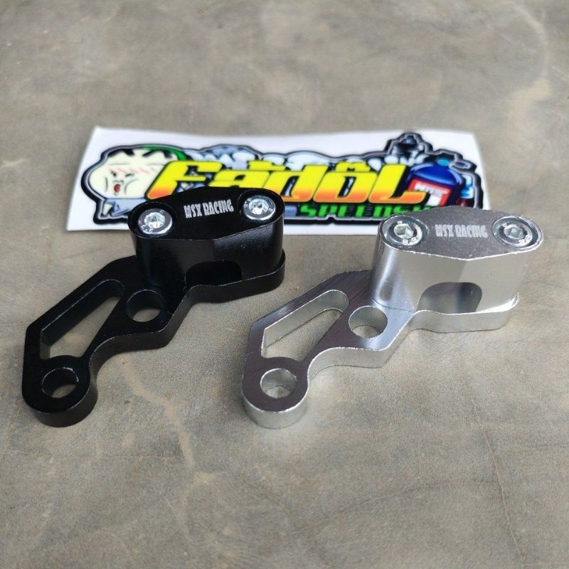 Breket Selang Rem Depan Kleman Selang Rem Depan CNC Shock KTC Kytaco Tabung Universal