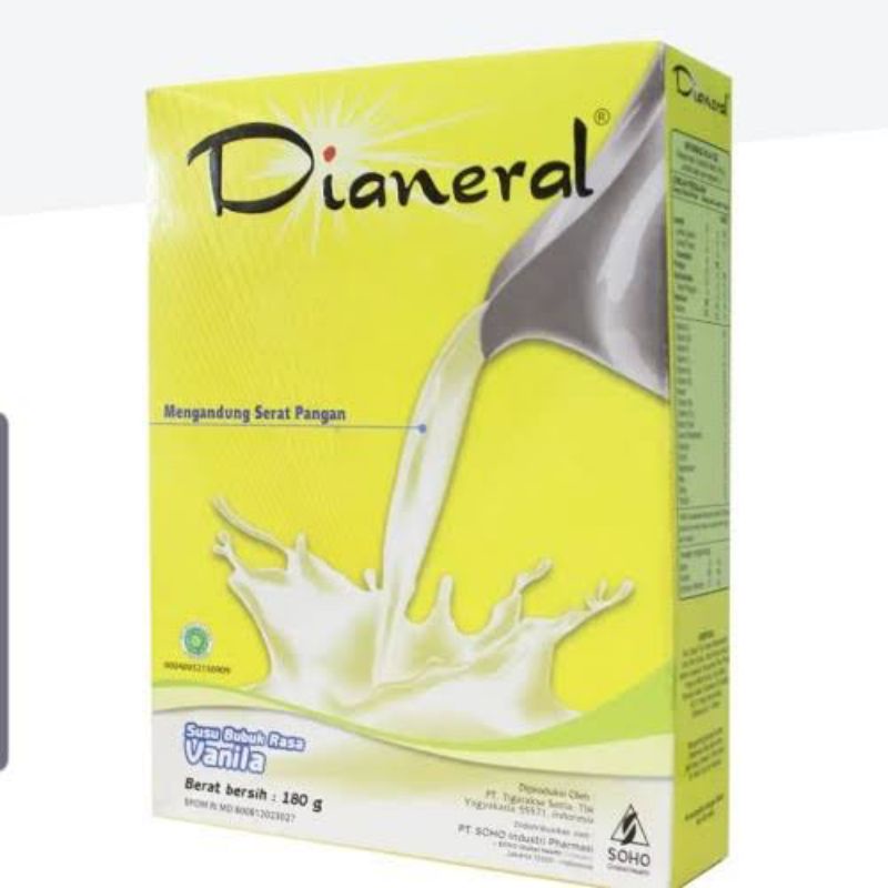 Susu Dianeral 180gr (Cegah Kolestrol Diabetes Tinggi Lemak)