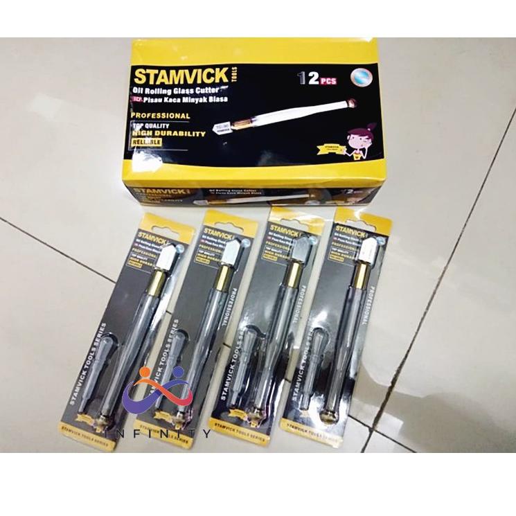 Booming Alat Pemotong Kaca Minyak | Potong Keramik Mata STAMVICK TC-90 SERBAGUNA INF