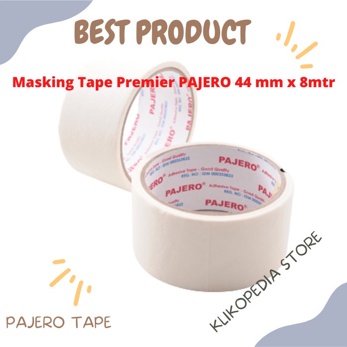 

Masking Tape PAJERO Premier / Isolasi Kertas 2" x 9 Yard
