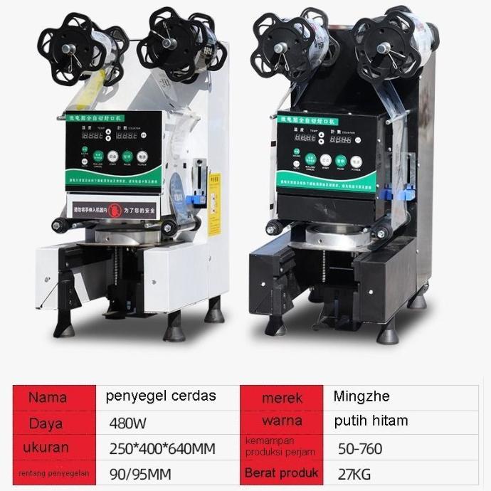 Cup Sealer Mesin Press Gelas Full Otomatis Digital Counter BUKAN SEMI