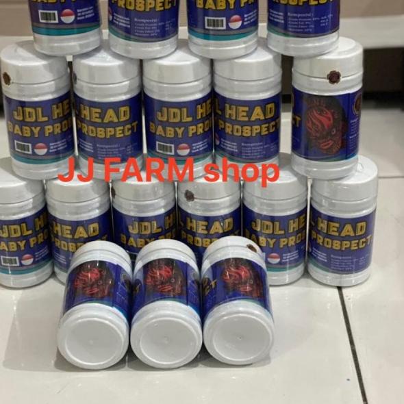 Pelet ikan JDL baby prospek head platinum jenong kepala up mutiara - JDL size S