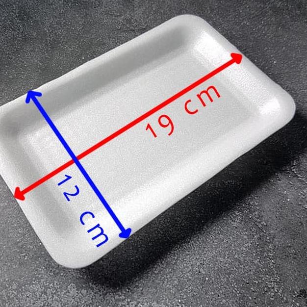 

Tray Gabus TR03 250 pc Styrofoam Sterofoam Stirofoam DAGING BUAH SAYUR