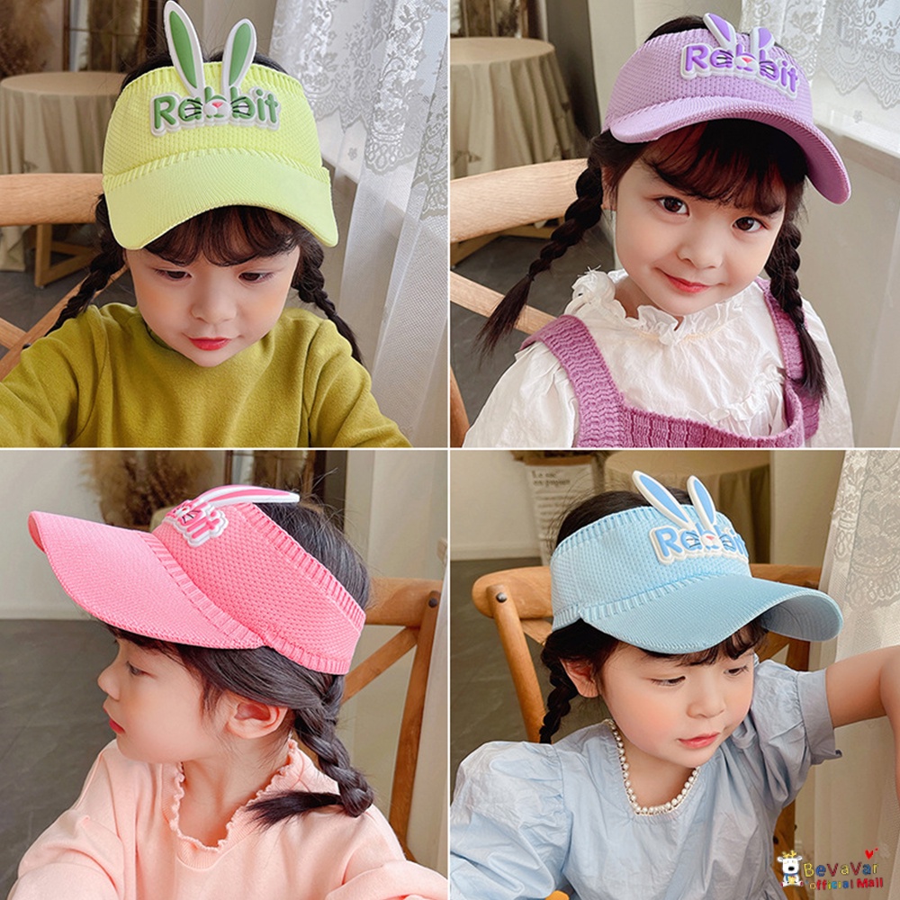 BEVAVAR Topi Anak Perempuan Cewek Hat Anak Topi Sport Anak Anti Uv