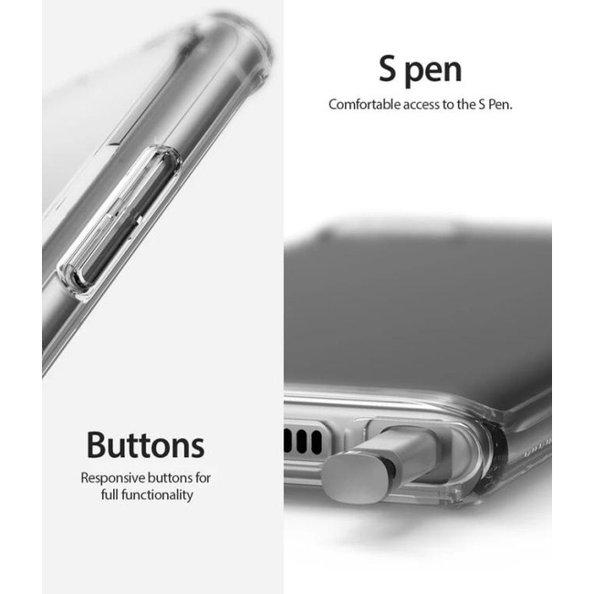 Original Rearth Ringke Galaxy Note 10 plus 10+ Fusion - Clear