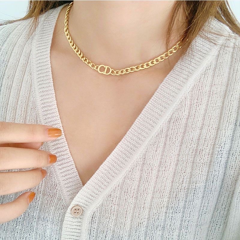 Kalung CD anti karat / kalung dior titanium / coker emas terbaru /terhits