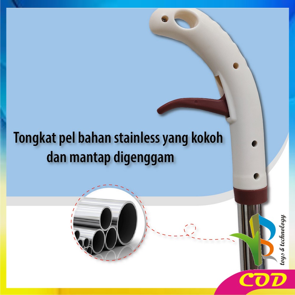 RB-C525 Pel Lantai Semprot Otomatis Tanpa Ember Serbaguna / Set Pembersih Lantai Praktis / Automatic Water Spray Mop