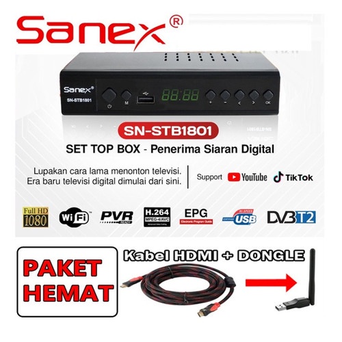 SET TOP BOX (DVB-T2 01)  WELHOME