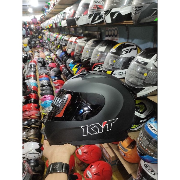 KYT Fullface black doff