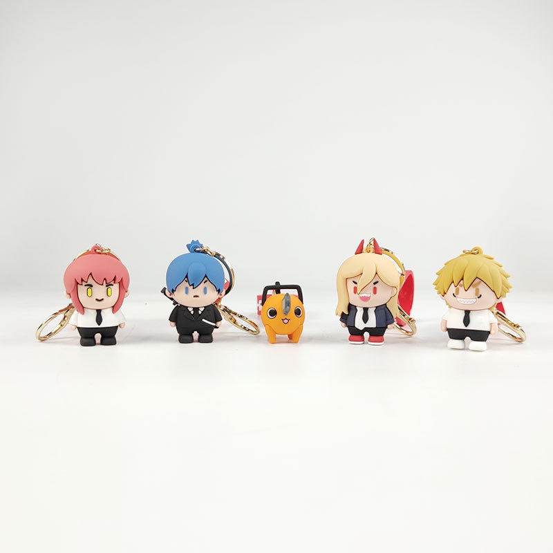 Gantungan Kunci Boneka Anime Power Makima Bahan PVC Untuk Hadiah