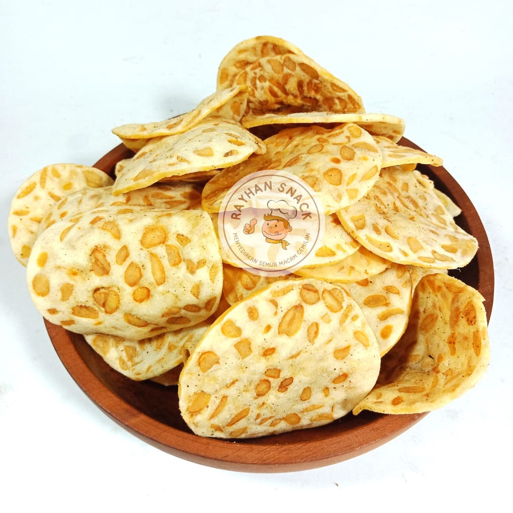 

Kripik Keripik Tempe Sagu Crispy Spesial 100 Gram