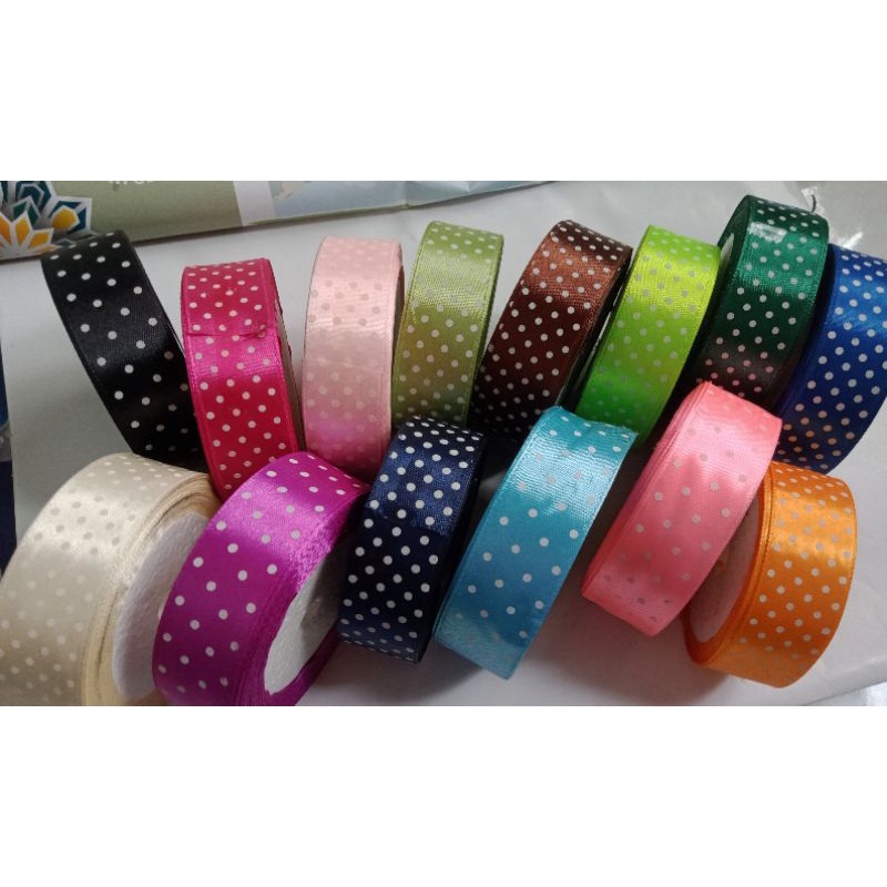 

Pita satin polkadot 2,5 cm