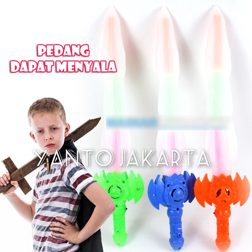 MAINAN ANAK PEDANG LAMPU SUARA