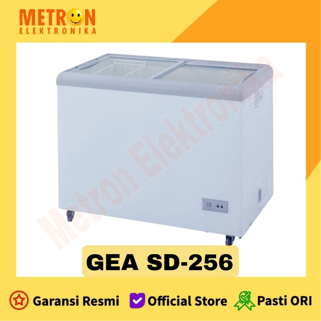 GEA SD 256 - SLIDING FLAT GLASS FREEZER / SD256