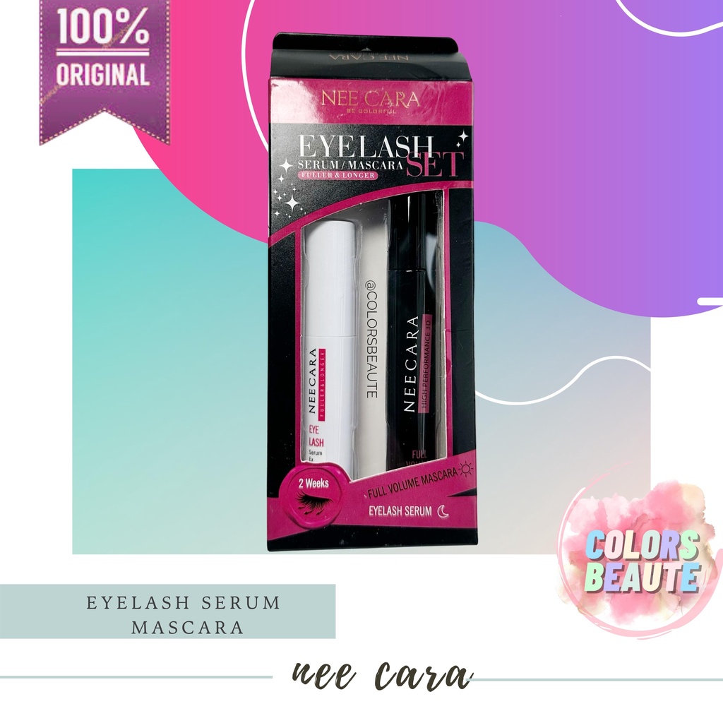 NEE CARA Eyelash Serum / Mascara Set