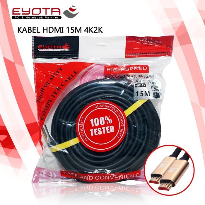 EYOTA KABEL HDMI 15 METER 4K2K VERSI 2.0 HIGH SPEED