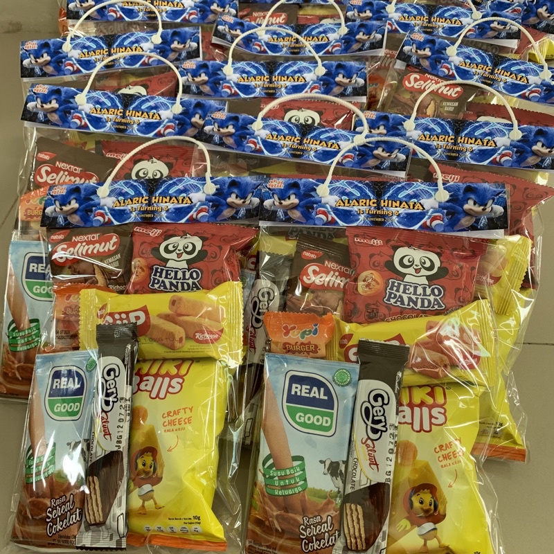 Paket Snack Souvenir Ulang Tahun Tag A