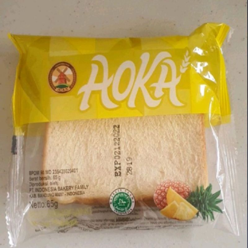 Viral Roti panggang dan roti gulung Aoka enak , lembut luar dan selai di dalam