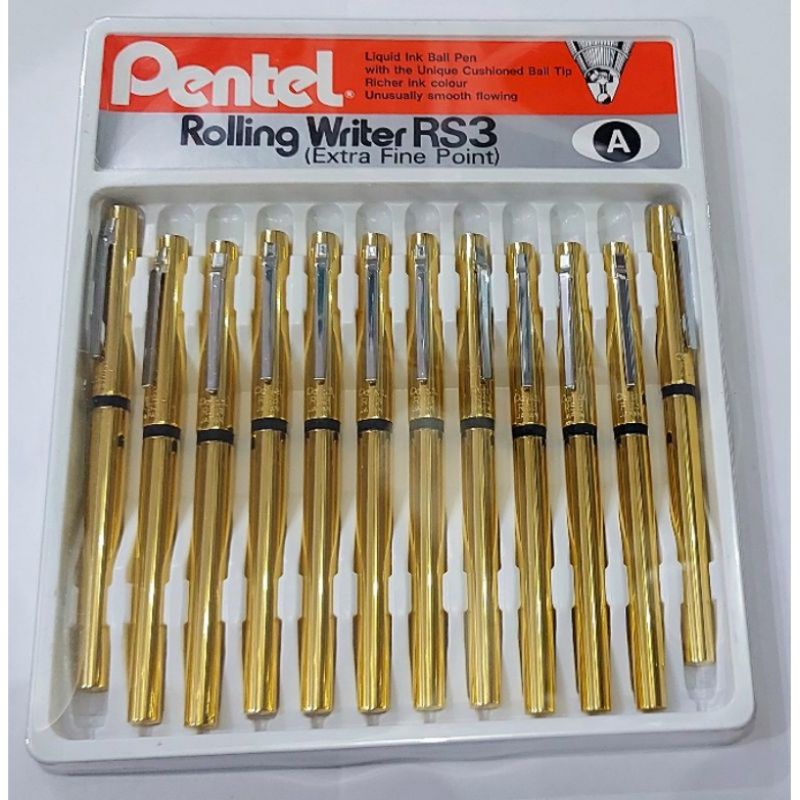 

bolpen pentel RS3 tinta hitam/bolpen tanda tangan