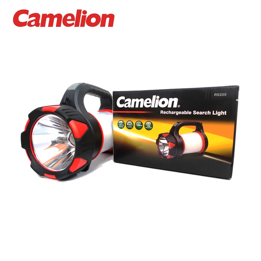 Camelion Rechargeable Flashlight RS225 - senter LED di cas terang