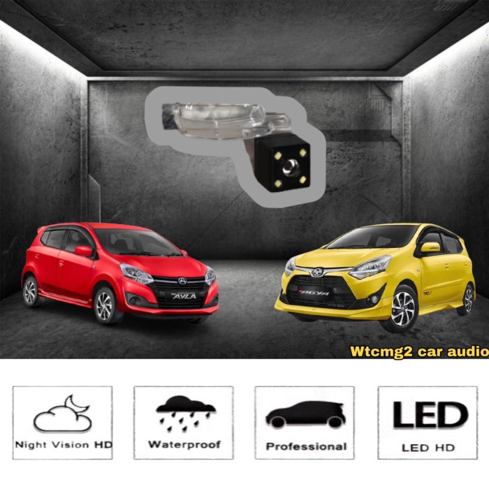 Kamera Mundur Parkir Mobil Oem Toyota Daihatsu Agya Ayla