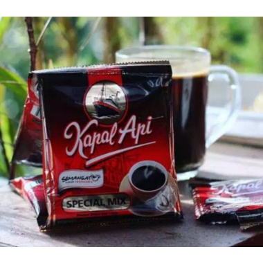 Kopi Kapal Api Special Mix Kemasan 1 Renceng Ukuran 25Gram