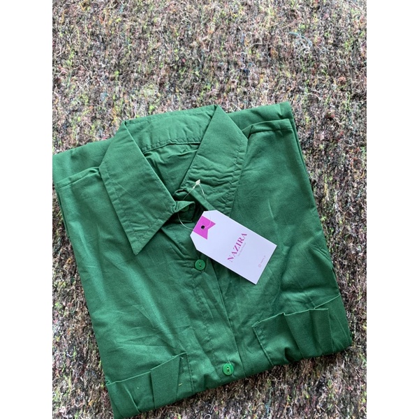 Cantika Top - Kemeja Katun Kantong Serut - Nara Shirt Katun