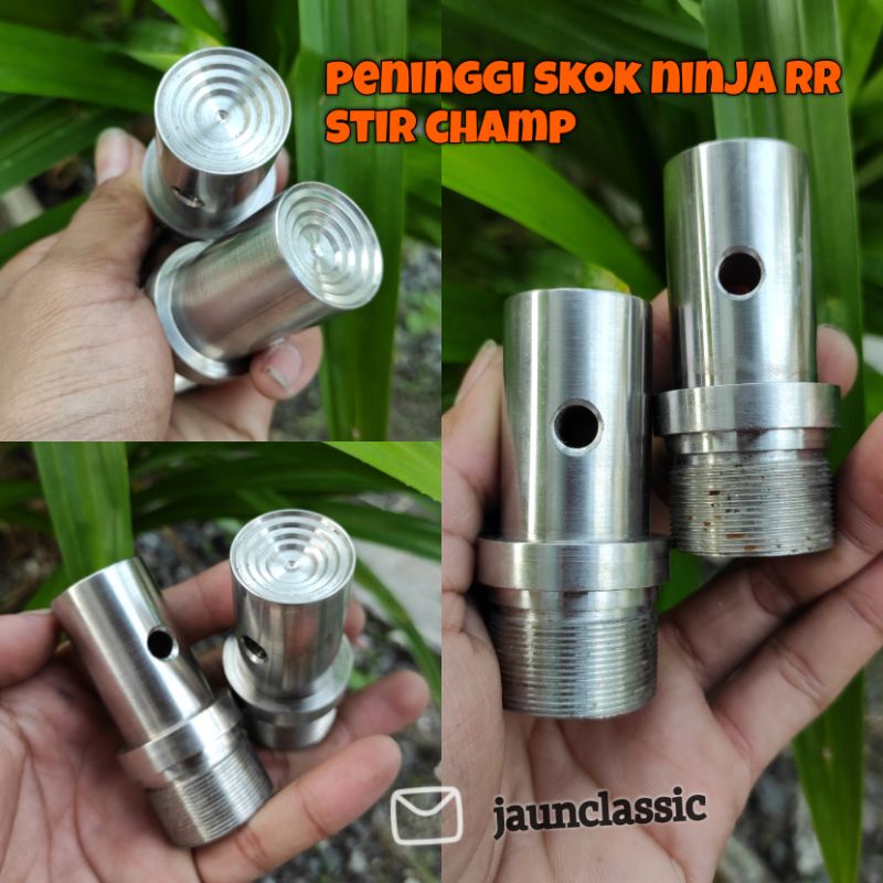 peninggi /sambungan skok shok shock ninja rr pnp stang stir champ diameter 26 sambungan as peninggi 