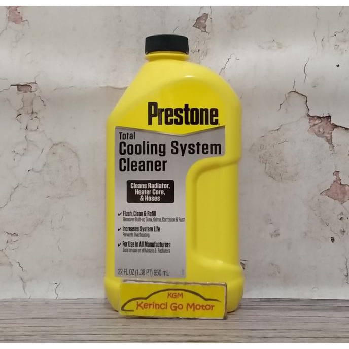 RADIATOR FLUSH + CLEANER PRESTONE - CAIRAN PEMBERSIH RADIATOR PRESTONE