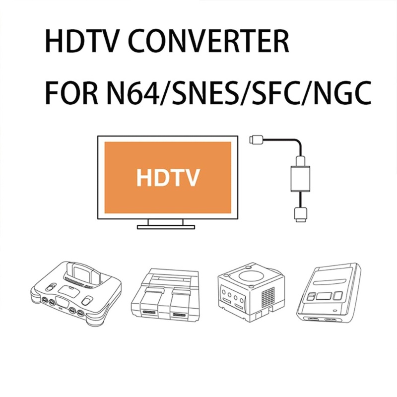 Btsg Kabel Link N64 Ke Converter High Definition Untuk N64/SNES 1080P