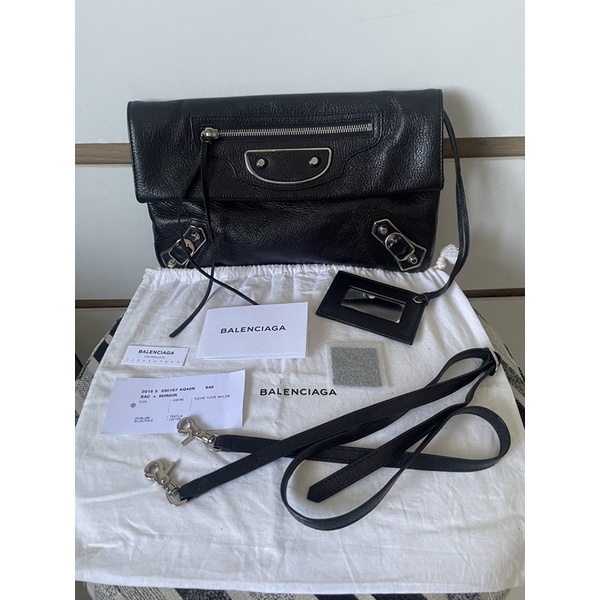 preloved ori balenciaga envelope black edge shw original