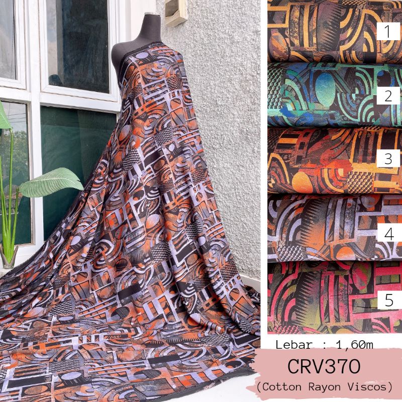 (HAURA TEXTILE) KAIN RAYON VISCOSE EXCLUSIVE GAMIS RAYON