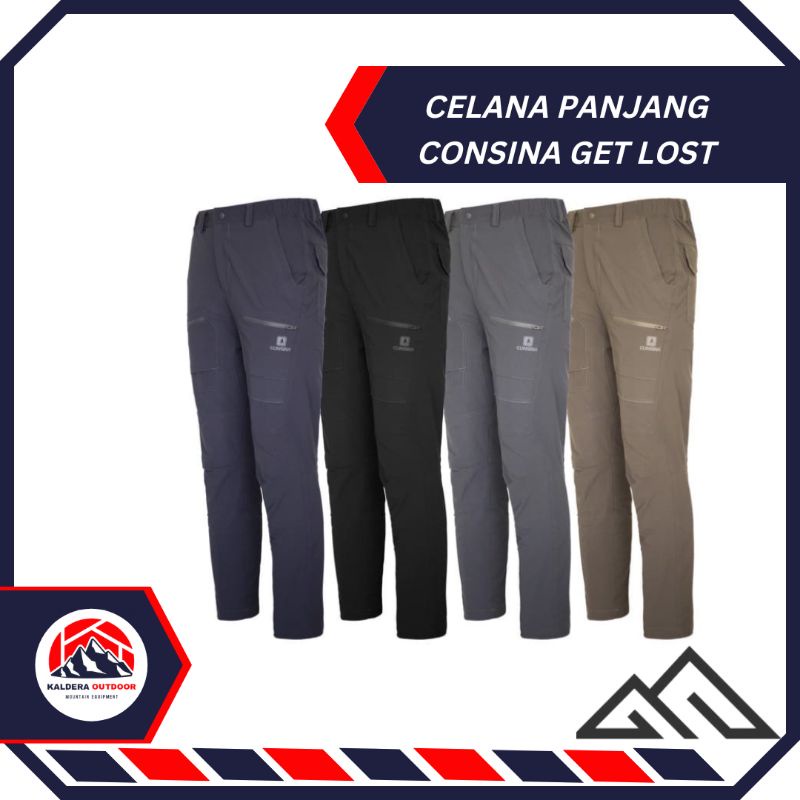 Consina Get Lost Celana Panjang Pria Wanita Outdoor Gunung Camping Traveling