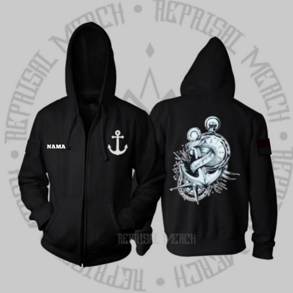 JAKET PELAUT BEBAS DESIGN JAKET SABLON CUSTOM JAKET MARINE JAKET PELAYARAN JAKET JANGKAR JAKET HODIE