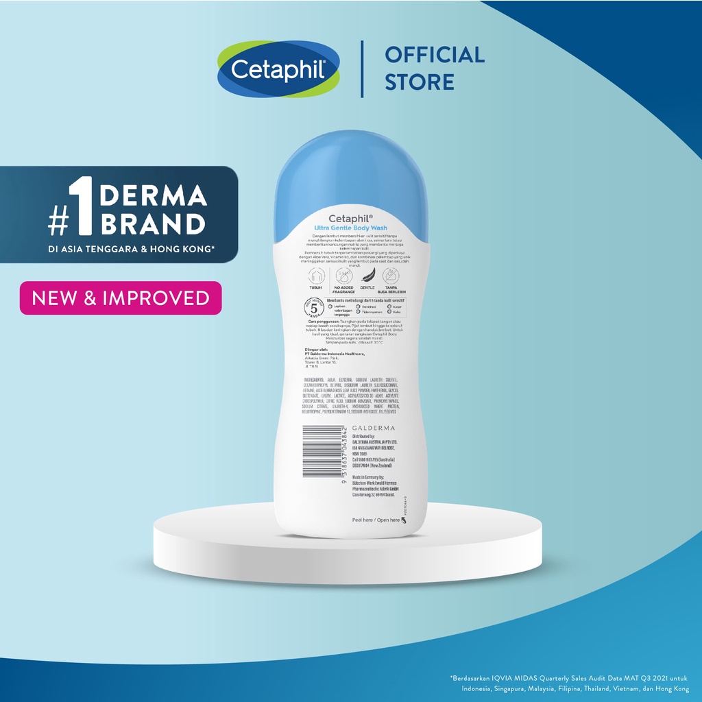 Cetaphil Ultra Gentle Body Wash - LDA