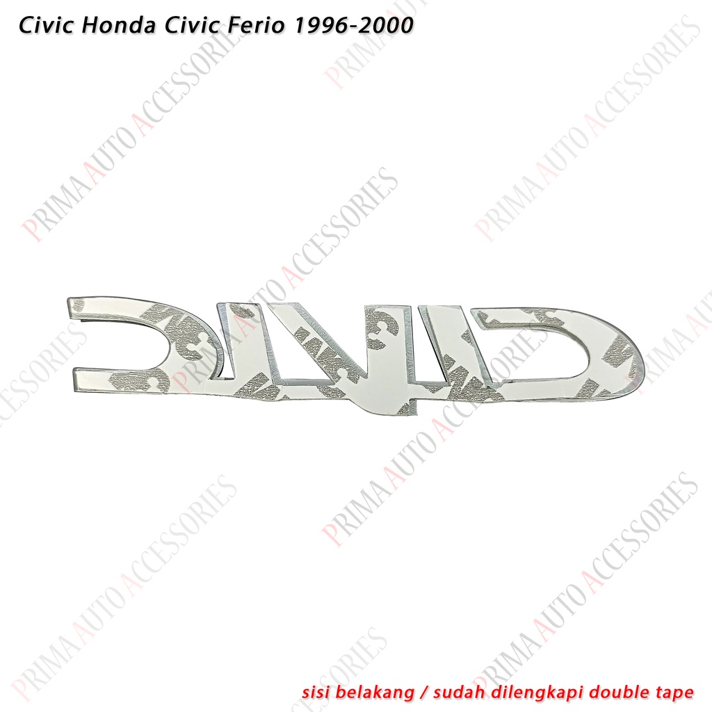 Emblem Mobil (Tulisan) CIVIC HONDA CIVIC FERIO 1996-2000