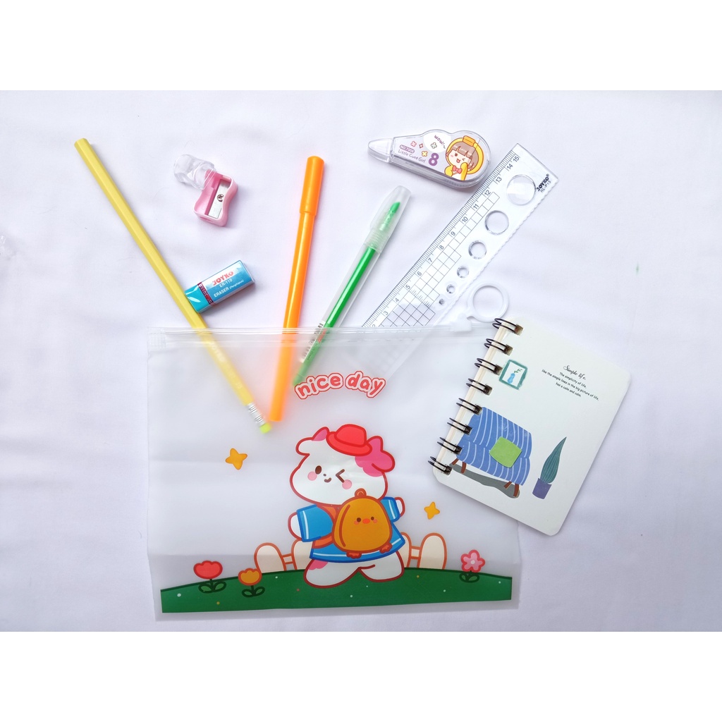 

PAKET ALAT TULIS COLORFUL AESTHETIC UNIK CUTE 9in1