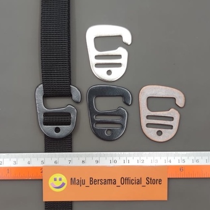 Ring Hook G 20 Bulat Accessories Ransel / Waistbag - Besi 1,5mm Lokal
