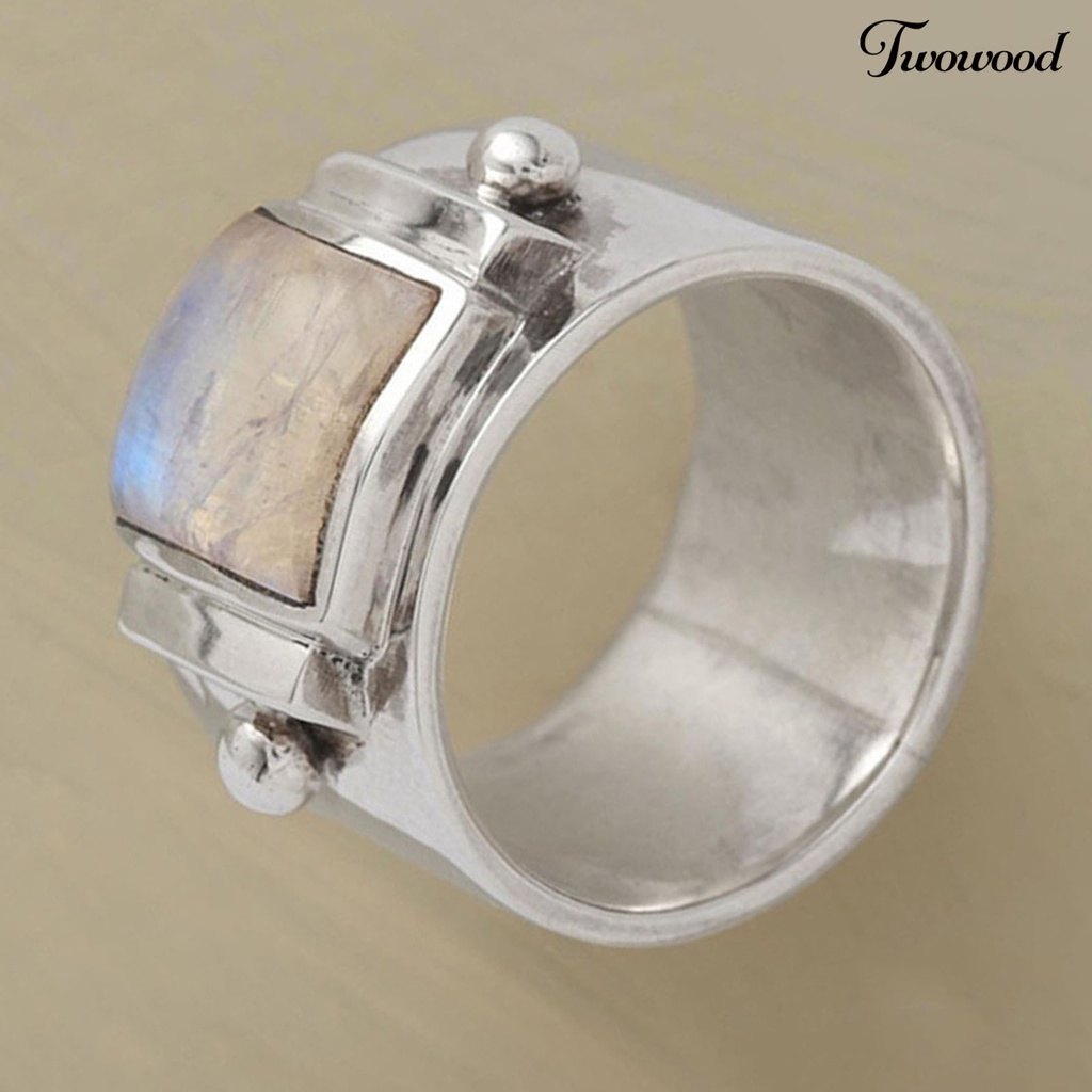 Cincin Bahan Alloy Gaya Vintage Untuk Wanita