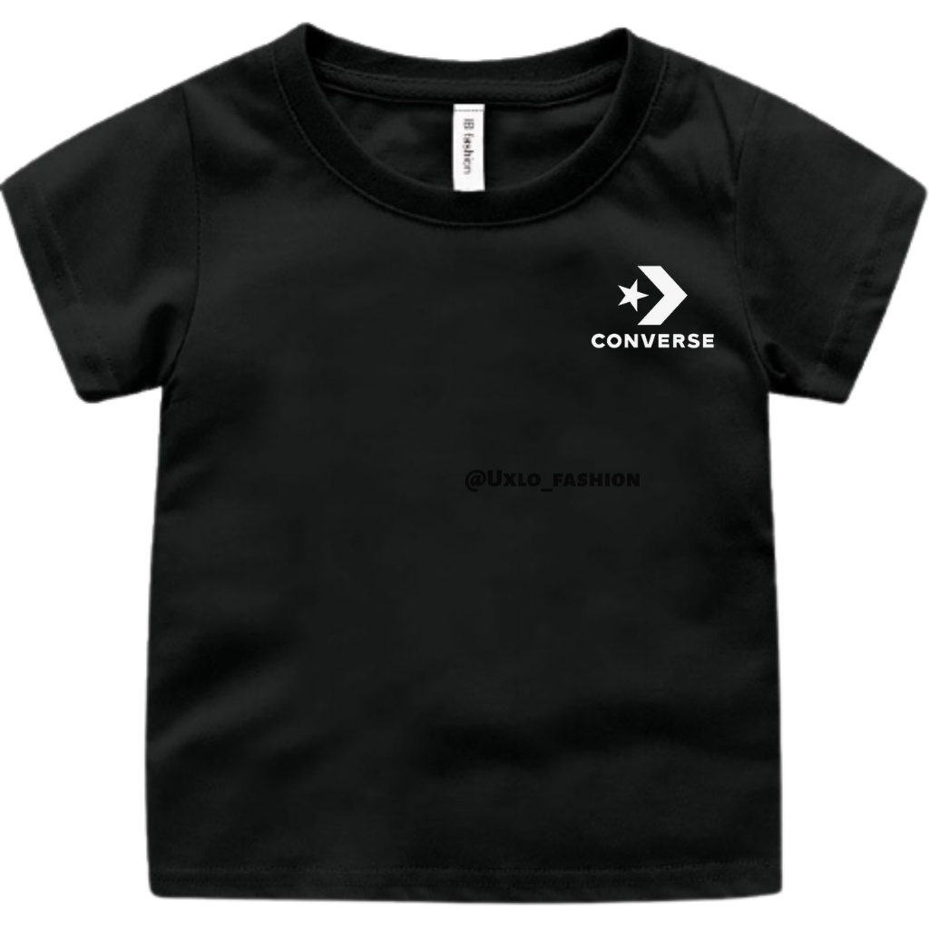 BAJU DISTRO ANAK LAKI LAKI MURAH KAOS ANAK LAKI LAKI DISTRO LENGAN PENDEK BAHAN KATUN SOFT ATASAN ANAK CONVERSE UMUR 23456789 TAHUN