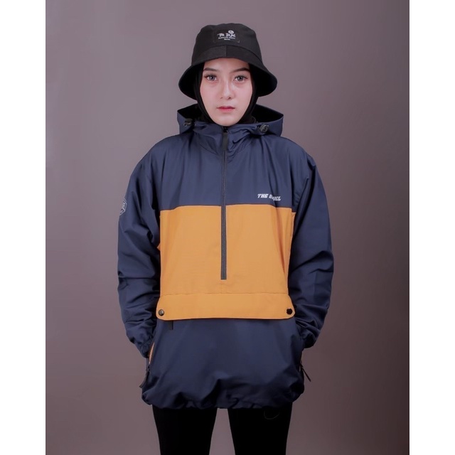 The Bojiel Daily - Navy Kuning Jaket Cougle Jaket Parasut Jaket Pria Jaket Outdoor