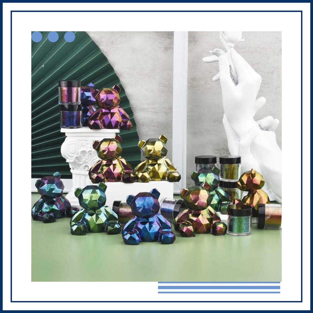 

Promo YAKAMOZ Serbuk Pewarna Mirror Resin Glitter MagicPowder 5g - L-5 Keren