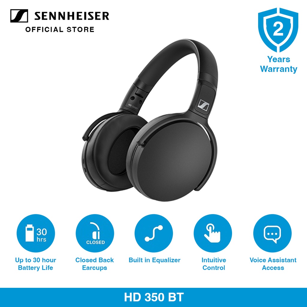 Jual SENNHEISER HD 350 BT Wireless Headphones Shopee Indonesia