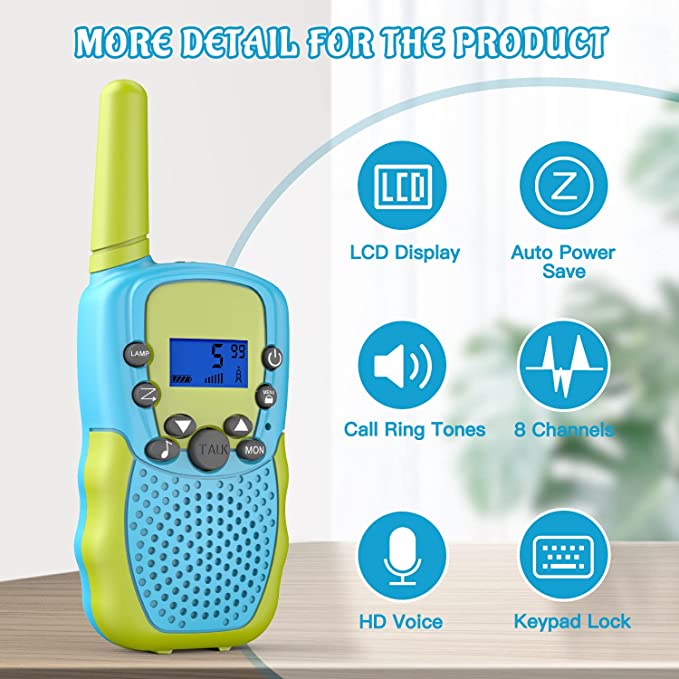 Mini HT colorful handy talky walkie talkie mainan untuk anak anak walky talky kerja untuk 1-3KM   Cocok untuk penggunaan di luar ruangan T388